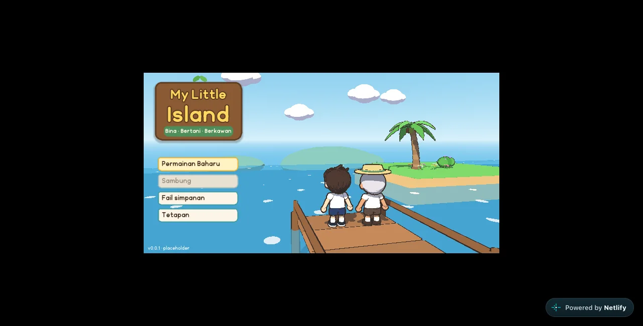 Actual screenshot of My Little Island